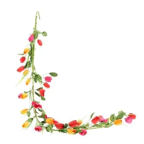 Girlande Tulpe bunt L150cm