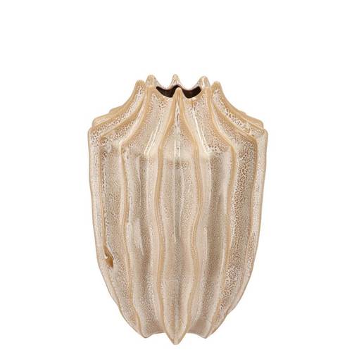 Keramik Vase Juna creme 19x19x25cm