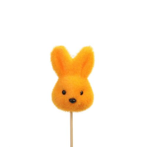 Kaninchen auf Stab orange h30cm 7cm