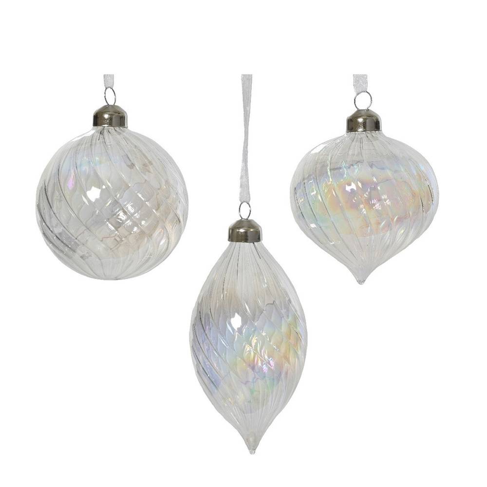 Kugel Deko Glas mix D08cm