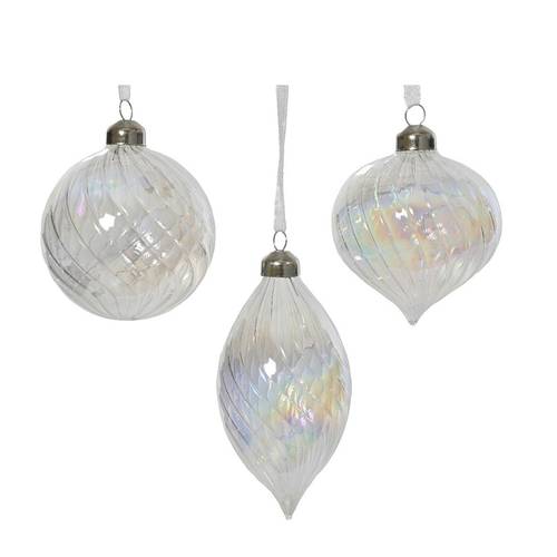 Kugel Deko Glas mix D08cm