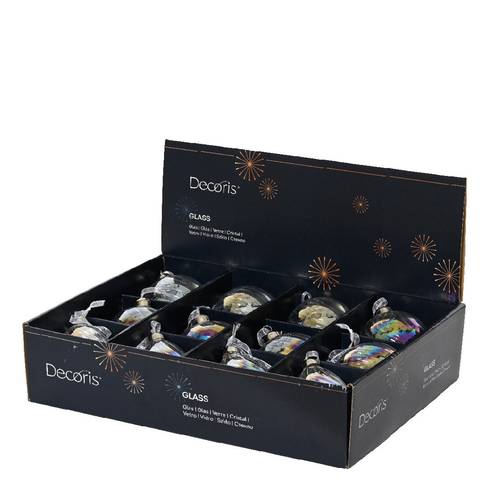 Kugel Deko Glas mix D08cm