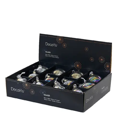 Kugel Deko Glas mix D08cm