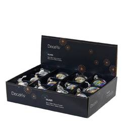 Kugel Deko Glas mix D08cm