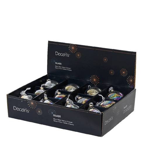 Kugel Deko Glas mix D08cm