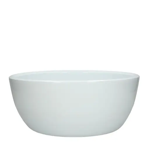 Keramik Schale Flora weiss D27.5 H11.5cm