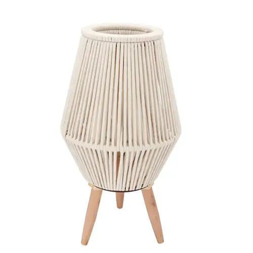 Laterne Cruz auf Ständer weiss 16x26x50cm