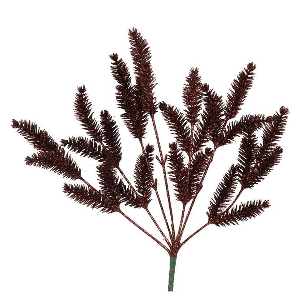 Branch auf Draht Scottish Glitter kupfer L31cm