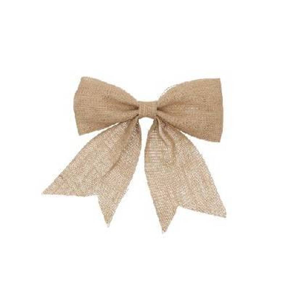 Dekoration Schleife Jute 09*10cm