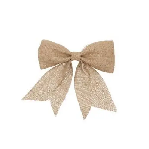 Dekoration Schleife Jute 09*10cm