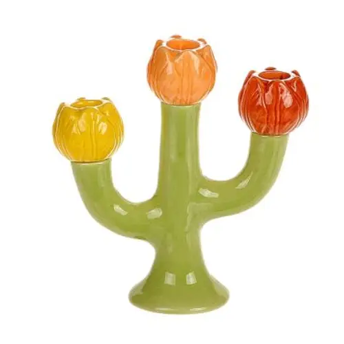 Kerzenständer Tulpe D17cm H18.5cm