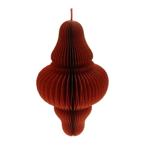 Faltbarer Hänger dunkel orange H33cm D20cm