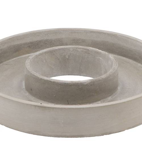 Beton Übertopf Ring grau 30x05cm