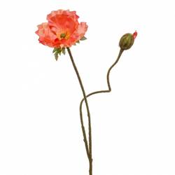 Seiden Papaver orange L74cm 