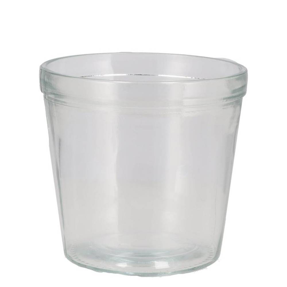 Glas Übertopf Pottz D14cm H15 cm