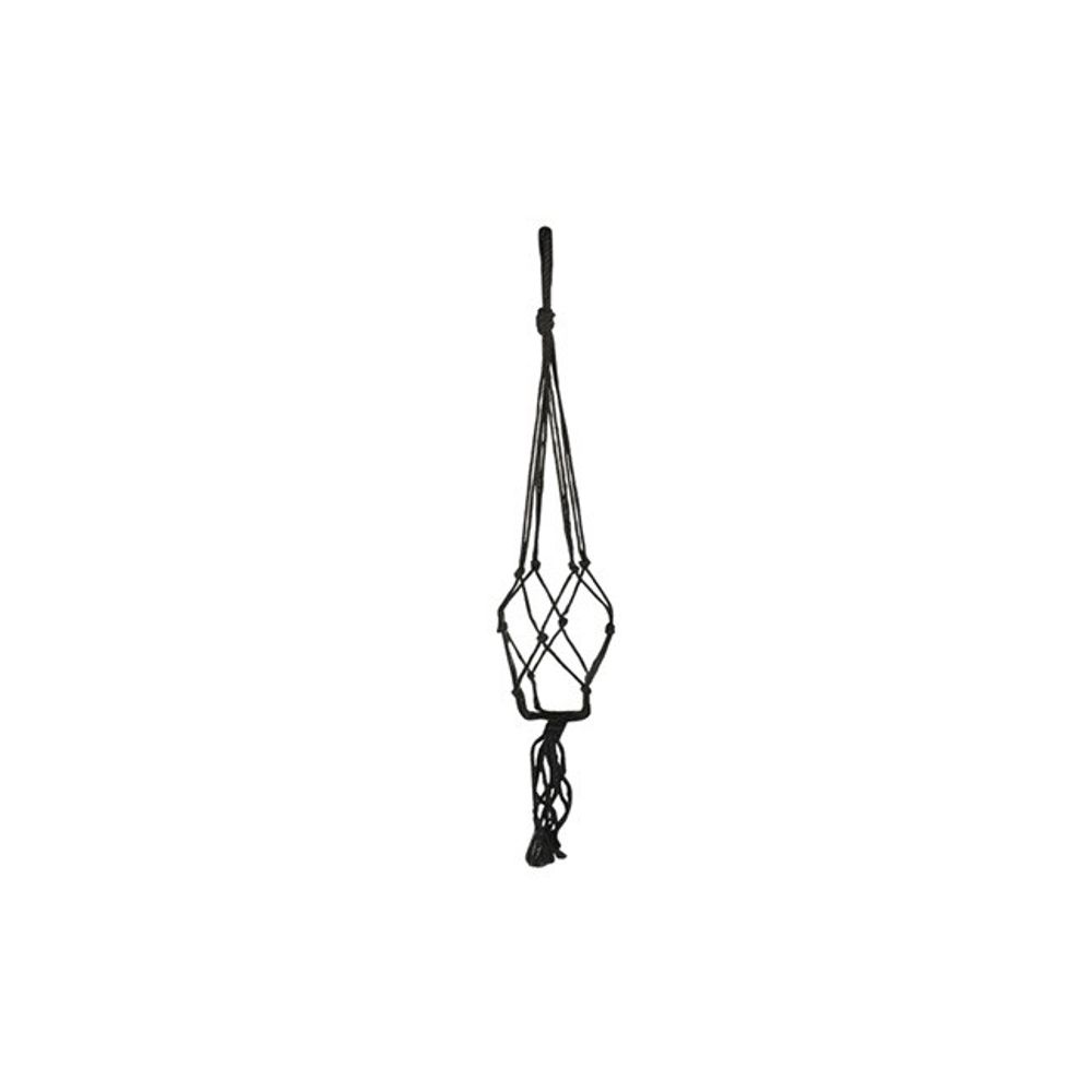 Topfhänger Seil schwarz L70cm