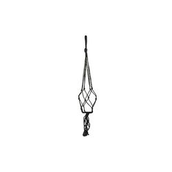 Topfhänger Seil schwarz L70cm