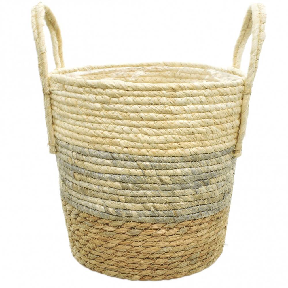 Korb Henkel Pippa creme D25cm H25cm