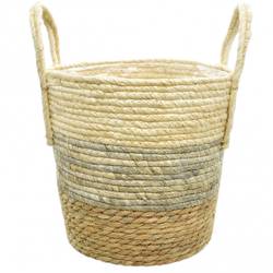 Korb Henkel Pippa creme D25cm H25cm
