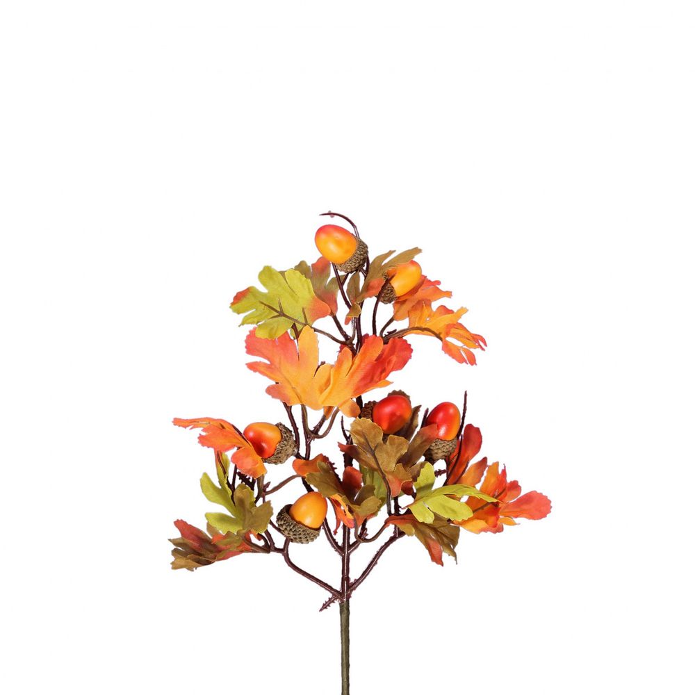Herbst Zweig Eichenblatt 32cm