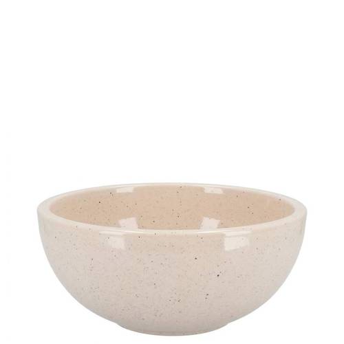Keramik Schale Stone creme D15cm H08cm