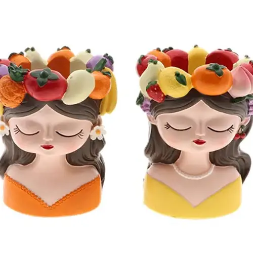 Keramik Übertopf Marienfrucht mix D14cm H18cm