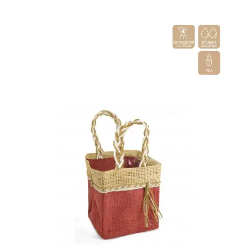 Tasche Mooréa rosa 11x11x12.5cm Eco