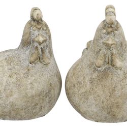Beton Huhn grau 22x23x24cm