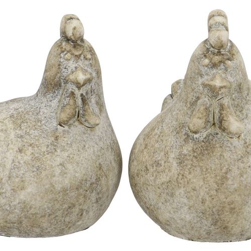Beton Huhn grau 22x23x24cm