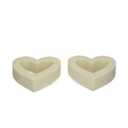 Farbe Herz Offen creme D18cm Oasis®