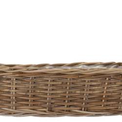 Korb Rattan Kuboo Balkon Behälter 50x15x17cm