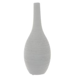Keramik Vase Aranja grau D09cm H24cm