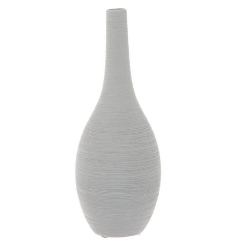 Keramik Vase Aranja grau D09cm H24cm