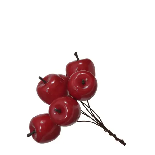 Apfel auf Draht rot 30mm x36