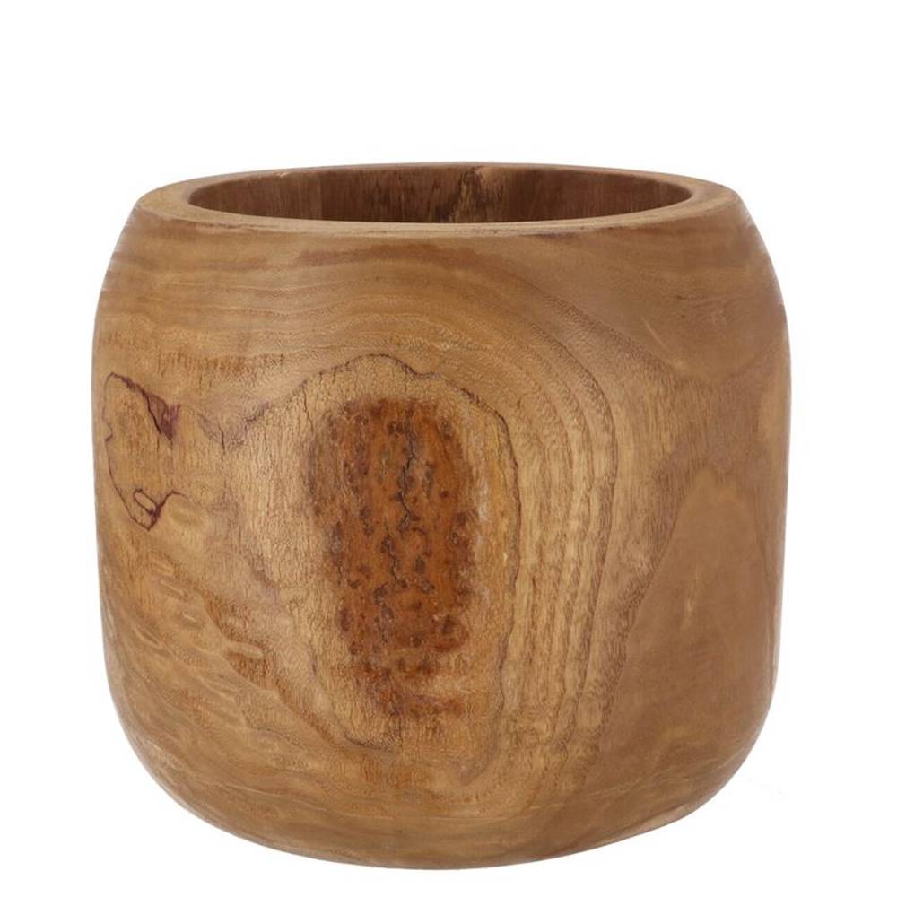Holz Übertopf Woody 23x23x18cm