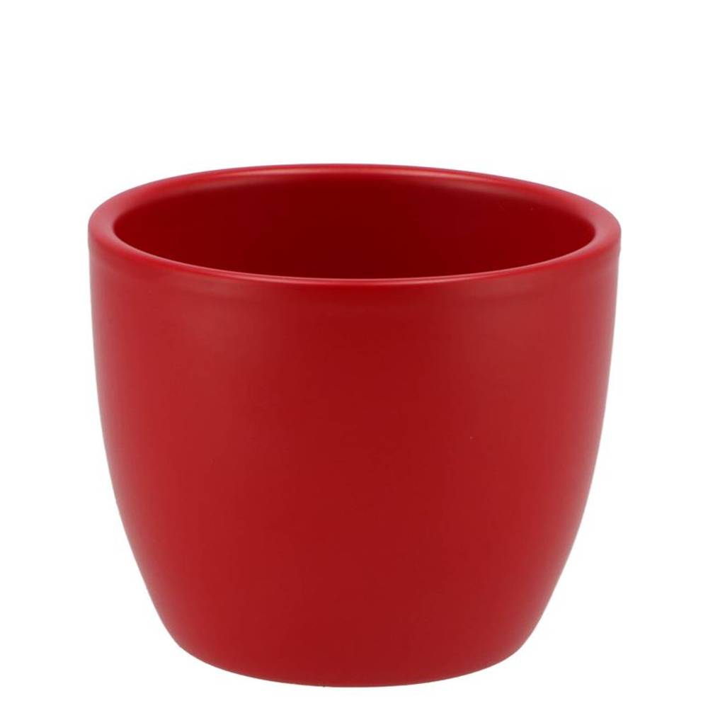 Blumentopf Matt rot 8cm