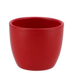Blumentopf Matt rot 8cm