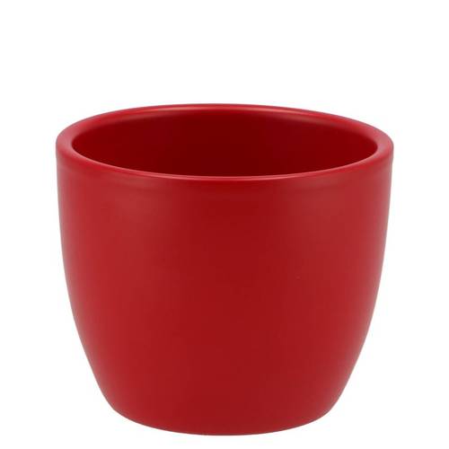 Blumentopf Matt rot 8cm