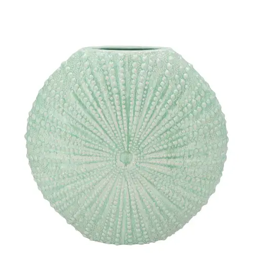 Keramik Vase Shella grün 23x8x23cm
