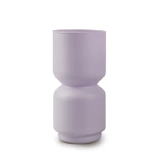Glas Vase Fun lila D12cm H25cm