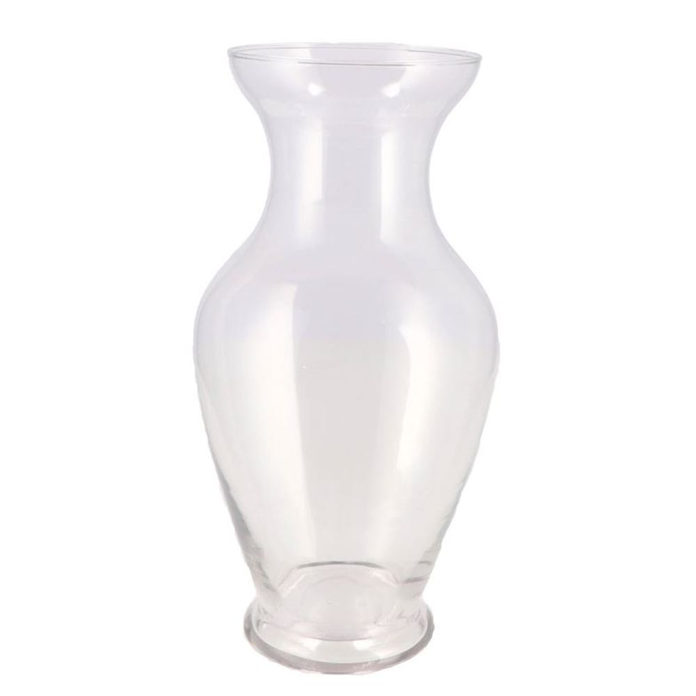 Glas Vase Mira Transparant D18x18x37cm