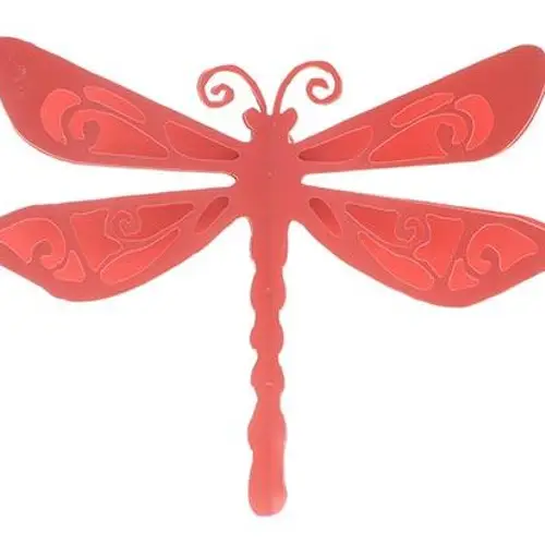 Wandaufhänger Libelle rosa D25.5cm