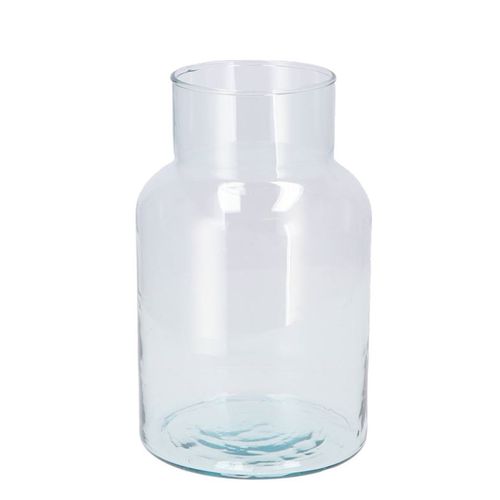 Glas Vase recycelt D14cm H16cm
