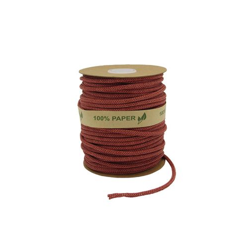 Seil Papier rot/braun 4mm 50m