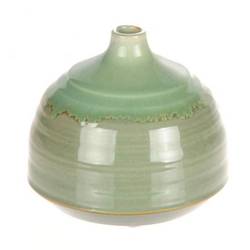 Keramik Vase Ozean grün D12.5cm H11cm