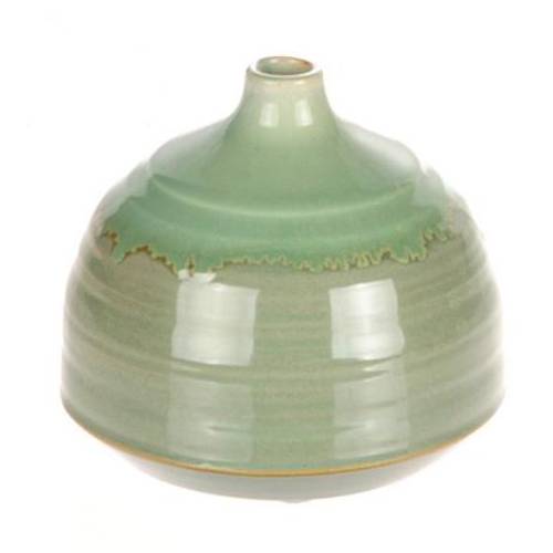 Keramik Vase Ozean grün D12.5cm H11cm