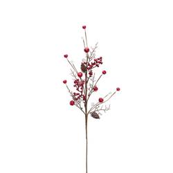 Zweig Beeren rot L54cm