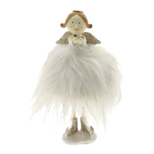 Engel Laila weiss D09cm H17cm