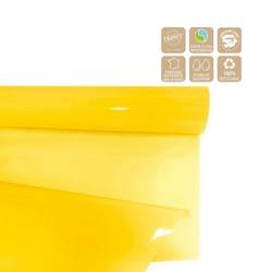 Folie Rolle 70cm Clayrbril gelb 50m