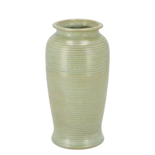 Keramik Vase Dion grün 10x10x18cm